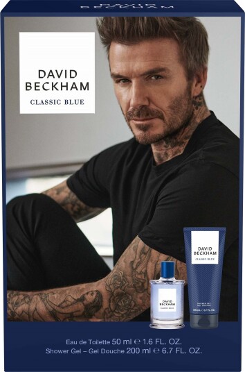 David Beckham Classic Blue Eau De Toilette Gavesett David Beckham Classic Blue Eau De Toilette Gavesett