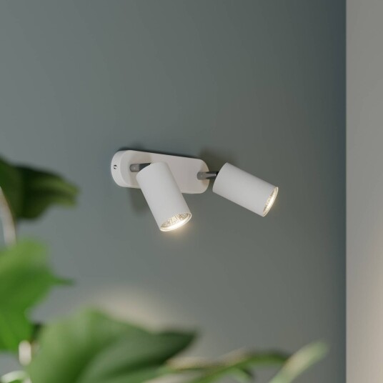 Euluna Veggspotlight Eye Spot med to lamper hvit Euluna Veggspotlight Eye Spot med to lamper hvit