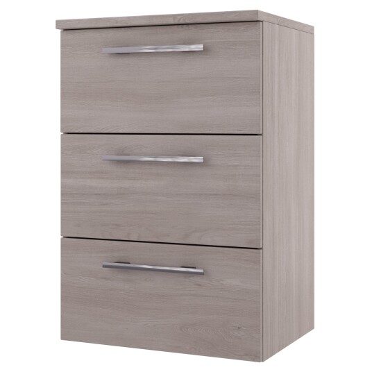Linn Bad Ingrid Sideskap (Kommode) Lys eik / 60cm 3 Skuffer Linn Bad Ingrid Sideskap (Kommode) Lys eik / 60cm 3 Skuffer