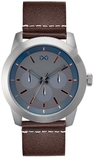 Mark Maddox Herreklokke HC0101 57 Classic Lær Ø43 mm