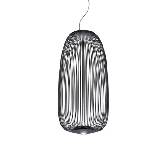 Foscarini Spokes 1 Taklampe med LED Grå Foscarini Spokes 1 Taklampe med LED Grå