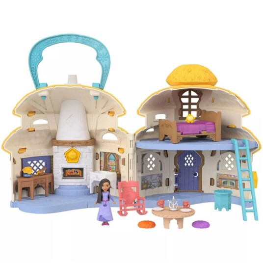 Mattel Disney's Wish Mini Doll & Dollhouse Playset