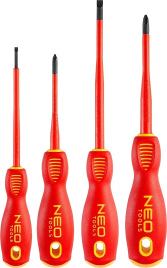 Neo Skrutrekkersett 04-144 1000v Slim Fix 4 Deler