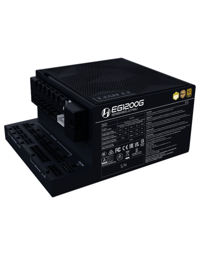 Lian Li Edge Gold 1200W strømforsyning (sort)