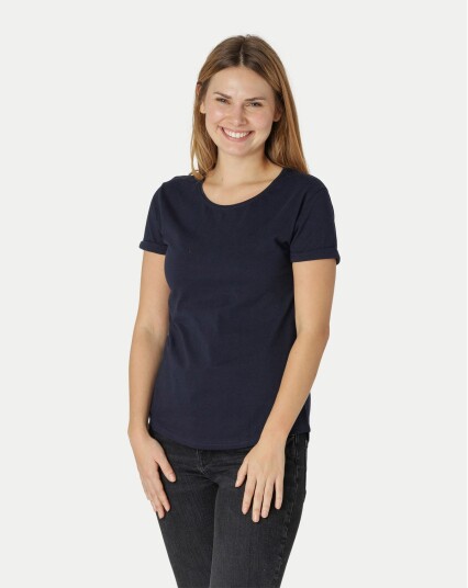 Neutral Organic - Ladies Roll Up Sleeve T-shirt Blå