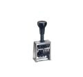 Reiner Numeroteur B6 Pagineringsstempel 23 x 6 mm (B x H) Krom, Sort