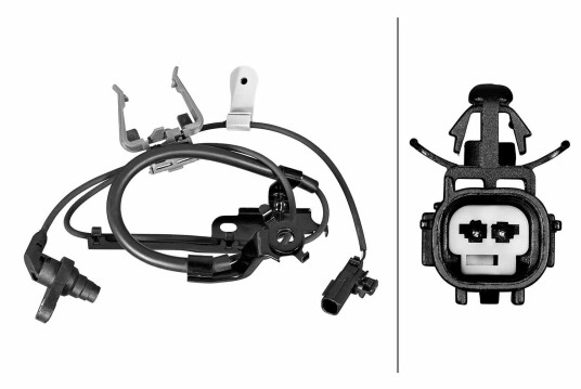 Sensor, ABS HELLA 6PU 358 219-111