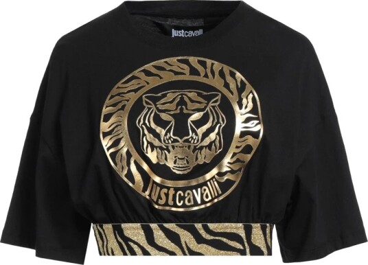 Just Cavalli Dame Topper Svart S,