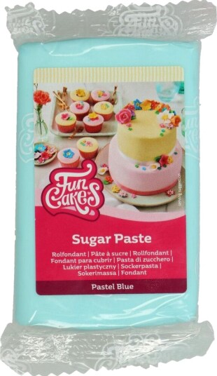 Pastellblå Fondant Fra Funcakes 250g