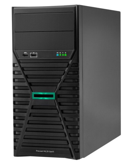 Hpe Proliant Ml30 Gen11 Server Tower 4U 1-Veis 1 X Xeon E-2414 / Inntil 4.5 Ghz Ram 32 Gb Sata Ikke-Driftsutskiftbar 3.5" Brønn(Er) Hdd 2 X 1 Tb Gigabit Ethernet Monitor: Ingen Smart Choice