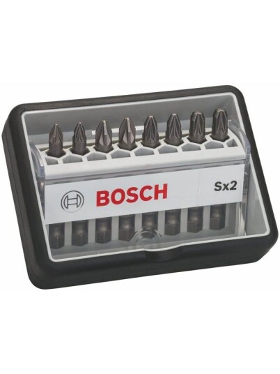 Bosch Bit set SX2 PZ1/2/3 XH 49 mm 8 pcs. Bosch Bit set SX2 PZ1/2/3 XH 49 mm 8 pcs.