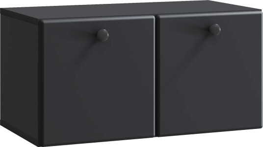 Vegghengt TV skap 59,5 x 31 x 30 cm Svart Konstruert tre Vegghengt TV skap 59,5 x 31 x 30 cm Svart Konstruert tre