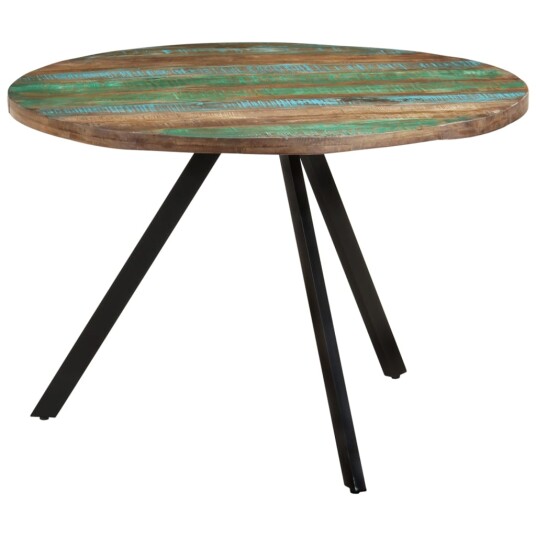 vidaXL Spisebord 110x75 cm gjenvunnet heltre vidaXL Spisebord 110x75 cm gjenvunnet heltre