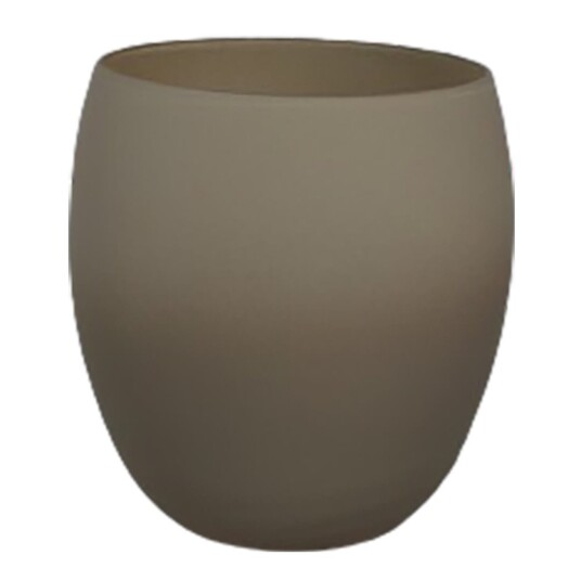 Nybro Crystal - Happy lyslykt cappuccino Nybro Crystal - Happy lyslykt cappuccino