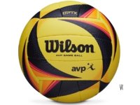 Wilson AVP OPTX, Sort, Gult, Composite, Kunstig lær, Mikrofiber, 18-panel ball, Inne & Ute, AVP, Bilde Wilson AVP OPTX, Sort, Gult, Composite, Kunstig lær, Mikrofiber, 18-panel ball, Inne & Ute, AVP, Bilde