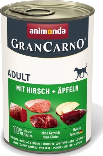 Animonda Adult Grancarno Pork With Venison And Apple Vådt Hundefoder 400 G