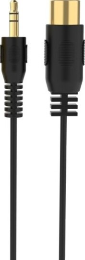 Sinox 5-Pin Din Til Mini Jack Kabel. 1M. Sort