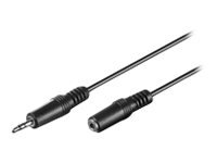 MicroConnect 5m Lydkabel 3.5mm Minijack Hann-Hunn