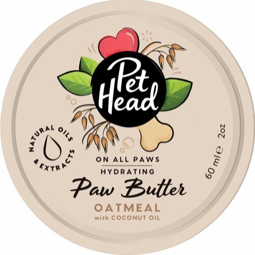 Pet Head Potesalve med Havre, 40g - Fukt og Lindring for Tørre Poter