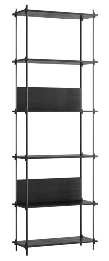Moebe shelving system s.255.1.A Sort