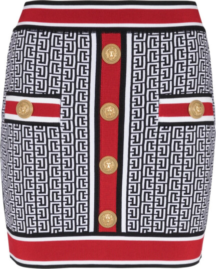 Balmain Dame Skjørt Flerfarget M, Balmain Dame Skjørt Flerfarget M,