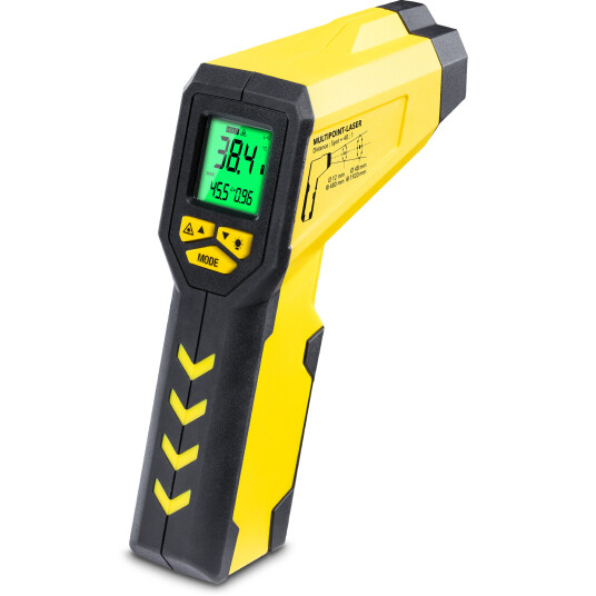 Trotec Infrarot-termometer / Pyrometer TP7 Multipunkt Laser