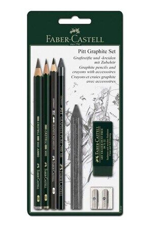 Faber Castell Faber-Castell Pitt Grafitt set crayon and pencil set 5 pieces