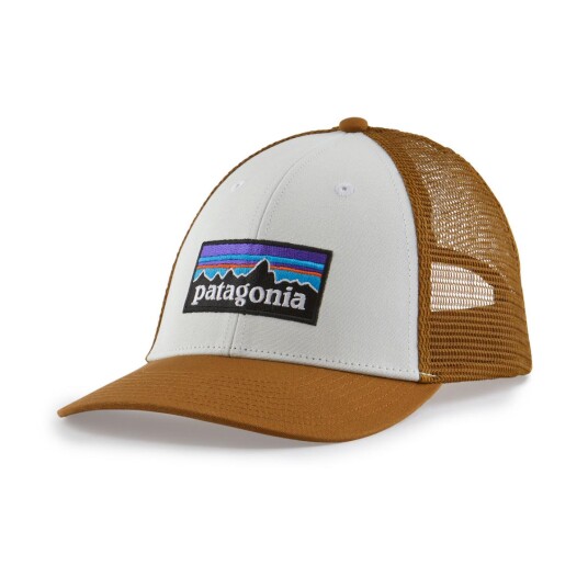 Patagonia  P-6 Logo Lopro Trucker Hat, Wtbe White W/Bear Brown, ADULT
