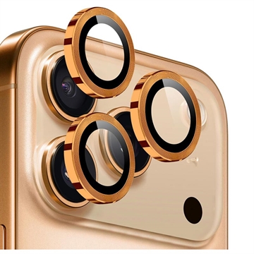 Northjo iPhone 17 Pro/17 Pro Max  kameralinsebeskyttelsessett Oransje