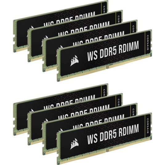 CORSAIR WS DDR5 5600MHzRDIMM 256GB 8x32GB CL40-40-40-77 1.25V Intel XMP ECC Memory