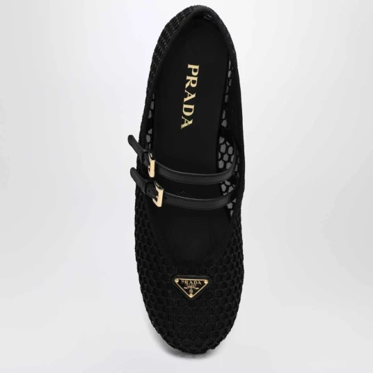 Prada Dame Sko Svart 39 EU,