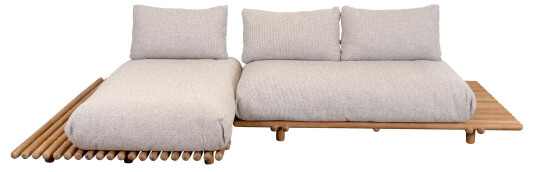 Cane line Sticks divan sofa Teak/desert sand 2 2 seters moduler Beige