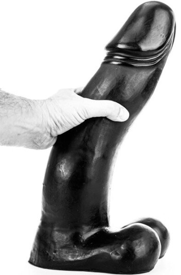 All Black Dildo 45 cm