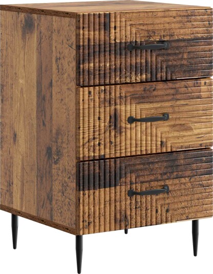  Nattbordskap Gammelt tre 43 x 41 x 66,5 cm Konstruert tre