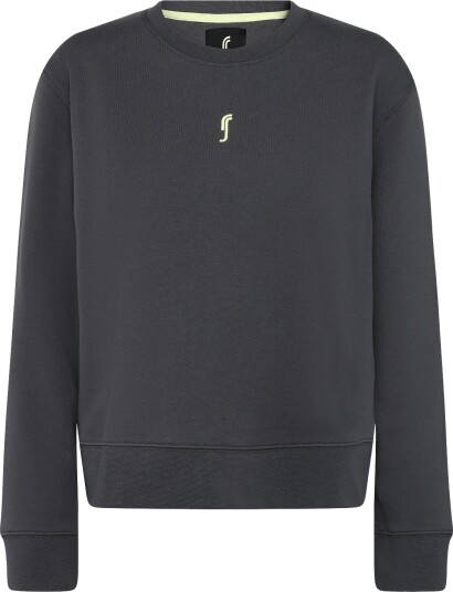 RS Sports Women"s Paris Sweatshirt (Deep Grey/Ace Yellow,Xl,St)   DEEP GREY/ACE YELLOW   L