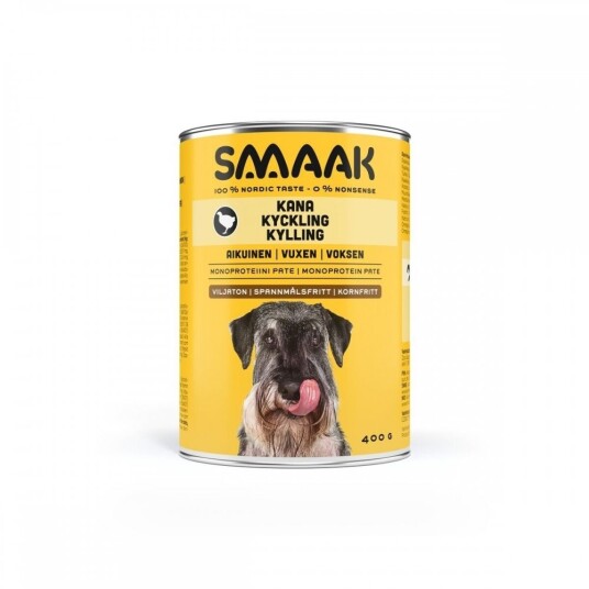 Smaak Dog Adult Kornfri Kylling 400 G
