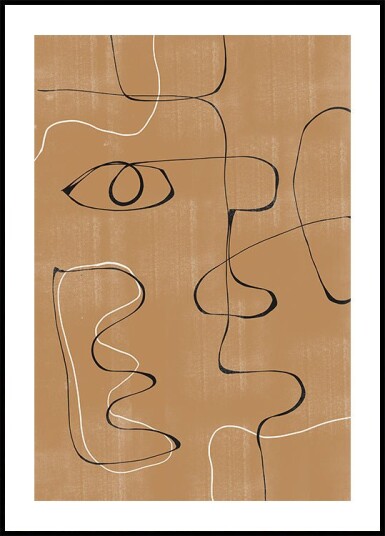 The Miuus Studio Whimsical Lines Plakat Plakat / 50x70cm 
