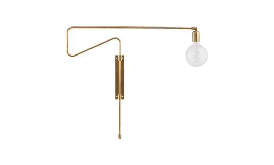 House Doctor SWING Vegglampe Messing 70 cm House Doctor SWING Vegglampe Messing 70 cm