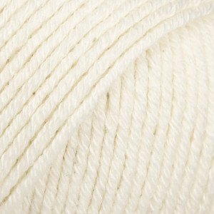 Drops Cotton Merino Garn Unicolor 01 Natur Drops Cotton Merino Garn Unicolor 01 Natur