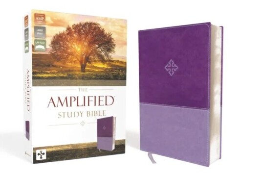 The Amplified Study Bible, Leathersoft, Purple av Zondervan