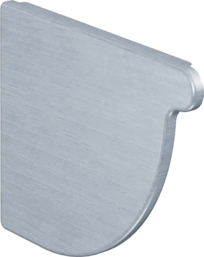 333 mm RZ venstre ende bunn 1/4 rund zinc