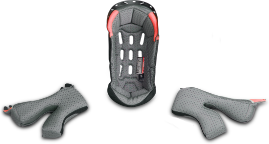 Raven Hjelmfôr Aspire/IPSUM EVO for Crosshjelm Svart-Rød