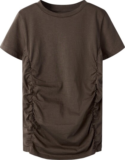 Name It Nkfbalisa Ss Slim Top Brown 116