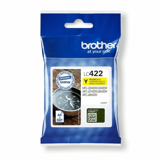 Brother Originale Blekkpatroner Brother Lc-422y Gul