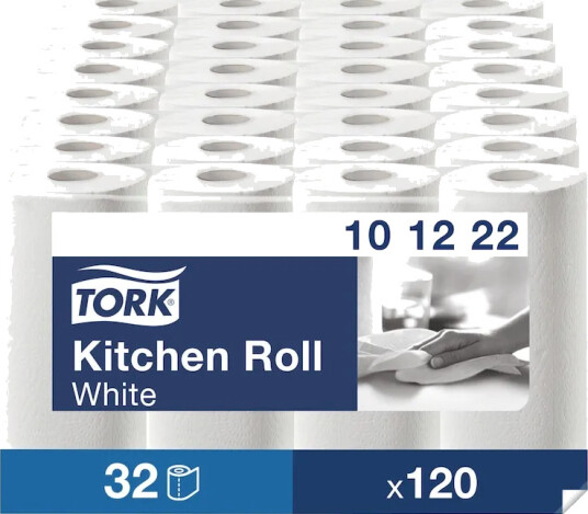 Kjøkkenruller Tork® Advanced Plus 2 Lags Hvite 32 Ruller Per Kartong Kjøkkenruller Tork® Advanced Plus 2 Lags Hvite 32 Ruller Per Kartong