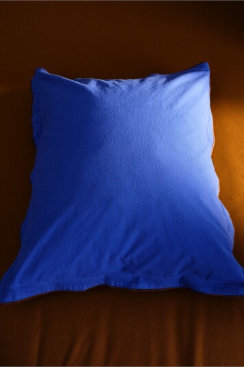 Jotex Putetrekk 50x70 Cm Klarblå/brun PIVOT 227415302136