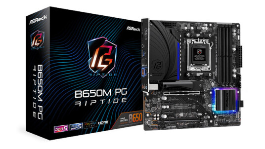 ASRock B650M PG Riptide - AMD B650 - AMD AM5 socket - DDR5 RAM - Micro-ATX ASRock B650M PG Riptide - AMD B650 - AMD AM5 socket - DDR5 RAM - Micro-ATX