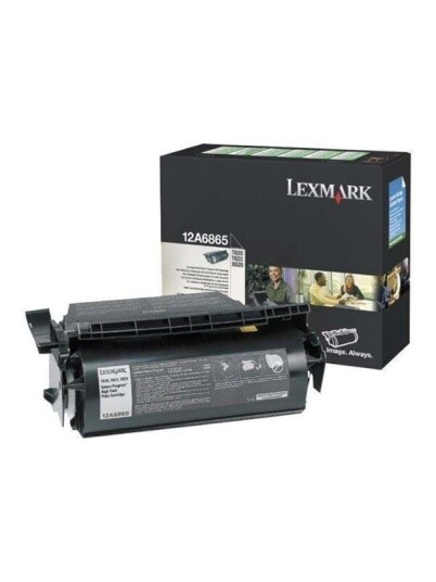 Lexmark 12A6865 Toner Black - Laser toner Svart