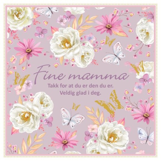 Kort doble Fine mamma