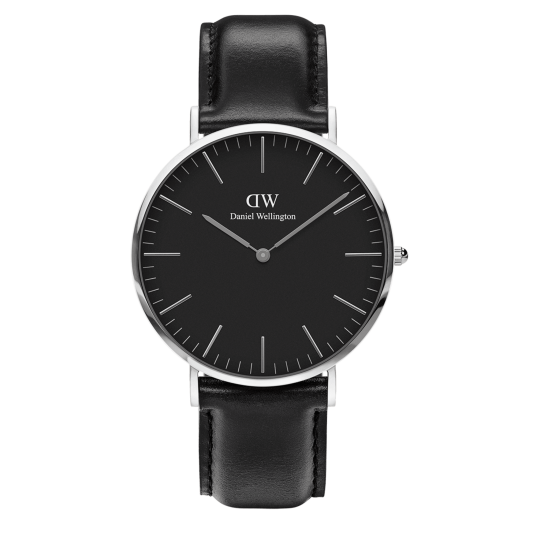 Daniel Wellington DW Watch Classic Sheffield Black Silver 36mm MIC Daniel Wellington DW Watch Classic Sheffield Black Silver 36mm MIC